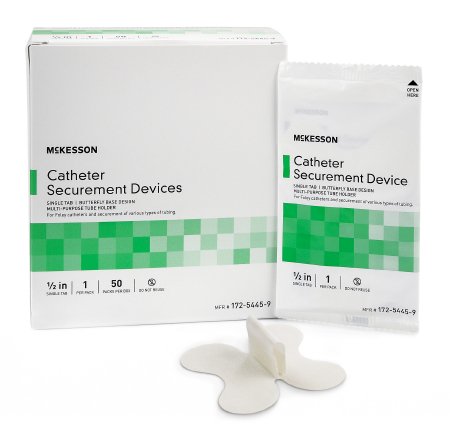 McKesson McKesson Catheter Securement Device NonSterile, 2.5 Inch Tab - 172-5445-9