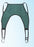 Proactive Medical Products - Padded Divided Leg Sling 4 Point Without Head Support Small 450 lbs. Weight Capacity - 30100P-NHS