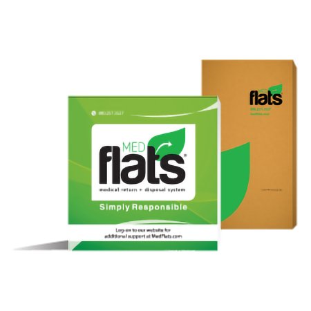MedFlats - Pharmaceutical Disposal System 9 X 6 X 3.5 Inch - 06150