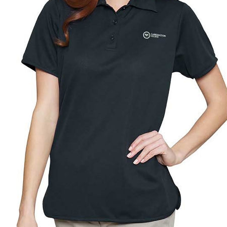 Fashion Seal Uniforms - Polo Shirt 2X-Large Black Short Sleeve Female - 11143-2XL