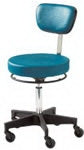 Lombart Instruments 5346 Series Pneumatic Stool 19-1/2 to 25 Inch 15 Inch Seat, 2 Foot Cushion - ST0RL5346BLFG