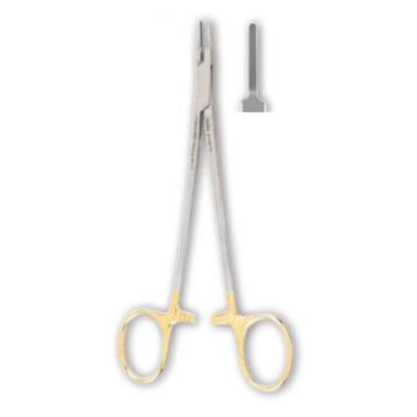 Miltex-Integra Holder Needle Ryder 8" Serrated Jaw Tungsten Carbide Ea - 8-105TC