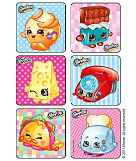 Medibadge Kids Love Stickers 75 Per Unit Shopkins Sticker - 1653