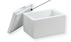 Thermosafe Insulated Shipper ThermoSafe 5-5/8 X 7-1/2 X 9-1/2 Inch For safe storage & delivery of refrigerated or frozen materials [pharmaceuticals, laboratory specimens, serums, vaccines, human organs, culture packs, and nuclear and isotope materials]
