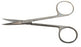 BR Surgical - Iris Scissors Iris 4 Inch Length Surgical Grade Stainless Steel NonSterile Finger Ring Handle Curved - BR08-34110L