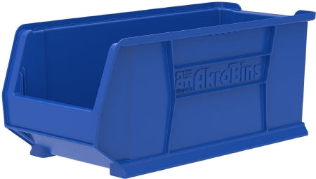 Akro-Mils Super-Size AkroBins Storage Bin Blue Industrial Grade Polymers 10 X 11 X 23-7/8 Inch - 30287BLUE