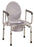 Fabrication Enterprises Fabrication Enterprises Commode Chair Drop Arm Steel Frame - 43-2342
