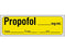 Shamrock Scientific Shamrock Pre-Printed Label Anesthesia Label PROPOFOL _____ mg / mL / Date _____ Time _____ Int. _____ Yellow 1/2 X 500 Inch - SA-205-DTI