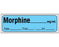 Shamrock - Drug Label Anesthesia Label MORPHINE _____ mg / mL / Date _____ Time _____ Int. _____ Blue 1/2 X 1 Inch - SA-243-DTI-PRE