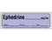 Shamrock Scientific Shamrock Pre-Printed Label Anesthesia Label EPHEDRINE _____ mg / mL / Date _____ Time _____ Int. _____ Violet 1/2 X 500 Inch - SA-282-DTI-PRE