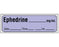 Shamrock - Drug Label Anesthesia Label EPHEDRINE _____ mg / mL / Date _____ Time _____ Int. _____ Purple 1/2 X 1 Inch - SA-282-DTI-PRE