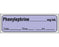 Shamrock Scientific Shamrock Pre-Printed Label Anesthesia Label Phenylephrine _____ mg / mL / Date _____ Time _____ Int. _____ Violet 1/2 X 500 Inch - SA-283-DTI-PRE