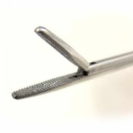 Gynex Forceps Alligator 23 cm Stainless Steel Blunt Tip Finely Serrated Teeth - 29-100