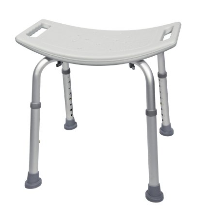 McKesson McKesson Bath Bench Fixed Handle Aluminum Frame Without Backrest 15-1/2 to 19-1/2 Inch Height - 146-RTL12203KDR