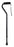 McKesson McKesson Offset Cane Aluminum 30 to 39 Inch Height Black - 146-RTL10306