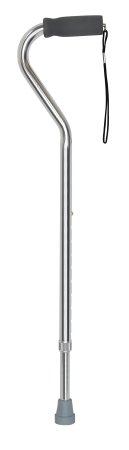 McKesson McKesson Offset Cane Aluminum 30 to 39 Inch Height Silver - 146-10303-6