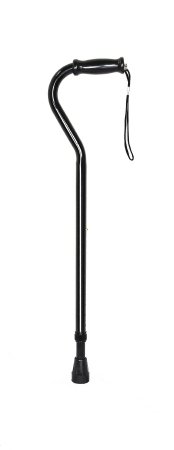 McKesson McKesson Offset Cane Steel 29-3/4 to 37-3/4 Inch Height Black - 146-10305-6