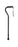 McKesson McKesson Offset Cane Steel 29-3/4 to 37-3/4 Inch Height Black - 146-10305-6