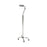 McKesson - Small Base Quad Cane Steel 30 to 39 Inch Height Chrome - 146-10301F-4