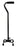 McKesson McKesson Small Base Quad Cane Steel 30 to 39 Inch Height Black - 146-RTL10310