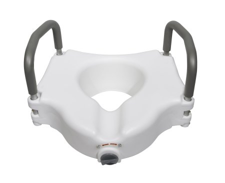 McKesson McKesson Raised Toilet Seat 5 Inch Height White 300 lbs. Weight Capacity - 146-RTL12027RA