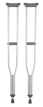 McKesson McKesson Underarm Crutches Aluminum Frame Tall Adult 350 lbs. Weight Capacity - 146-10402-8