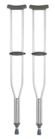 McKesson McKesson Underarm Crutches Aluminum Frame Tall Adult 350 lbs. Weight Capacity - 146-10402-8