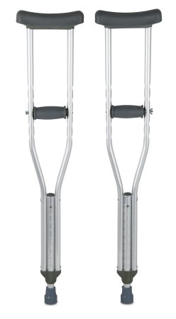 McKesson McKesson Underarm Crutches Aluminum Frame Child 350 lbs. Weight Capacity - 146-10401-8