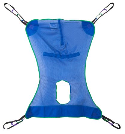 McKesson McKesson Full Body Commode Sling 4 or 6 Point Without Head Support Large 600 lbs. Weight Capacity - 146-13221L