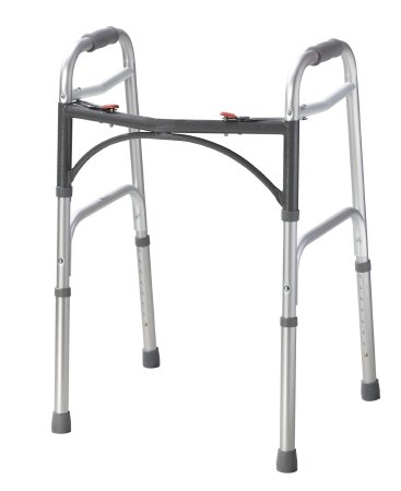 McKesson McKesson Folding Walker Aluminum Frame 350 lbs. Weight Capacity 25 to 32 Inch Height - 146-10201-4