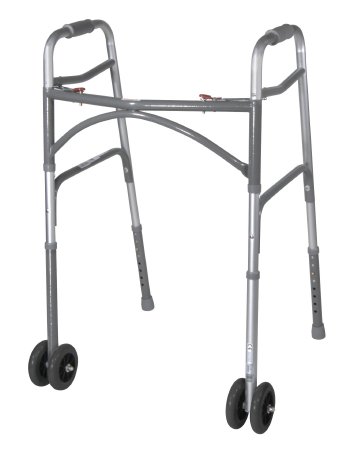 McKesson McKesson Bariatric Folding Walker Steel Frame 500 lbs. Weight Capacity 32 to 39 Inch Height - 146-10220-2WW