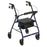 McKesson McKesson 4 Wheel Rollator 32 to 37 Inch Blue Folding Aluminum Frame 32 to 37 Inch - 146-R726BL