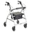 McKesson McKesson 4 Wheel Rollator 32 to 37 Inch Silver Folding Aluminum Frame 32 to 37 Inch - 146-R726SL