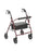 McKesson McKesson Bariatric 4 Wheel Rollator 34 to 39 Inch Red Folding Steel Frame 34 to 39 Inch - 146-10216RD-1