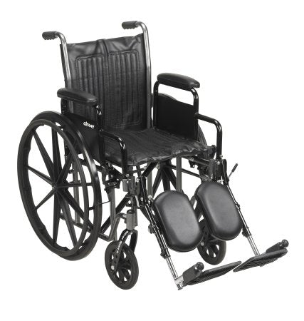 McKesson McKesson Wheelchair Desk Length Arm Padded, Removable Arm Style Composite Wheel Black 16 Inch Seat Width 250 lbs. Weight Capacity - 146-SSP216DDA-SF