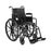 McKesson - Wheelchair Dual Axle Desk Length Arm Swing-Away Footrest Black Upholstery 16 Inch Seat Width Adult 250 lbs. Weight Capacity - 146-SSP216DDA-SF