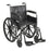 McKesson McKesson Wheelchair Padded Arm Style Composite Wheel Black 18 Inch Seat Width 300 lbs. Weight Capacity - 146-SSP218FA-SF