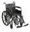 McKesson McKesson Wheelchair Composite Wheel Black 18 Inch Seat Width 300 lbs. Weight Capacity - 146-SSP218FA-ELR