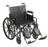 McKesson McKesson Wheelchair Desk Length Arm Padded, Removable Arm Style Composite Wheel Black 20 Inch Seat Width 350 lbs. Weight Capacity - 146-SSP220DDA-SF