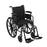 McKesson McKesson Lightweight Wheelchair Dual Axle Desk Length Arm Flip Back, Padded, Removable Arm Style Mag Wheel Black 16 Inch Seat Width 300 lbs. Weight Capacity - 146-K316DDA-SF