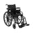 McKesson - Lightweight Wheelchair Dual Axle Desk Length Arm Swing-Away Footrest Black Upholstery 16 Inch Seat Width Adult 300 lbs. Weight Capacity - 146-K316DDA-SF