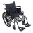 McKesson McKesson Lightweight Wheelchair Dual Axle Desk Length Arm Flip Back, Padded, Removable Arm Style Mag Wheel Black 18 Inch Seat Width 300 lbs. Weight Capacity - 146-K318DDA-SF