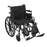 McKesson McKesson Lightweight Wheelchair Dual Axle Desk Length Arm Flip Back, Padded, Removable Arm Style Mag Wheel Black 20 Inch Seat Width 300 lbs. Weight Capacity - 146-K320DDA-SF