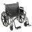 McKesson McKesson Wheelchair Dual Axle Desk Length Arm Padded, Removable Arm Style Composite Wheel Black 24 Inch Seat Width 450 lbs. Weight Capacity - 146-STD24ECDDA-SF