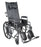 McKesson McKesson Reclining Wheelchair Desk Length Arm Padded, Removable Arm Style Mag Wheel Black 18 Inch Seat Width 300 lbs. Weight Capacity - 146-SSP18RBDDA