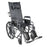 McKesson McKesson Reclining Wheelchair Desk Length Arm Padded, Removable Arm Style Mag Wheel Black 20 Inch Seat Width 350 lbs. Weight Capacity - 146-SSP20RBDDA