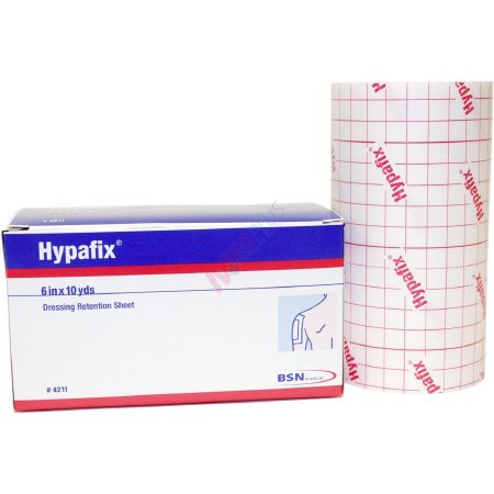 BSN Medical Hypafix Dressing Retention Tape NonWoven 6 Inch X 10 Yard White NonSterile - 4211