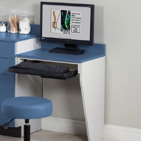 Clinton Industries - Wall Mount Desk Aztec Blue 18 X 24 X 30 Inch - 079C-AB