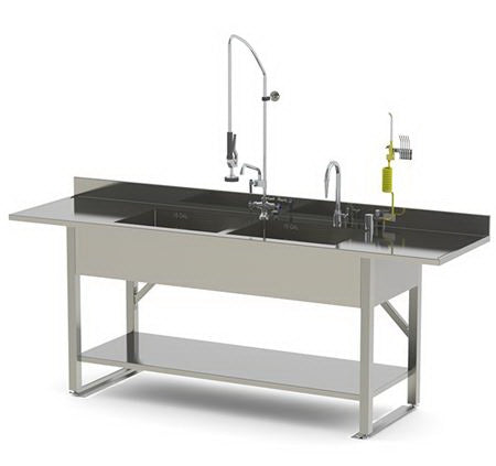 Future Health Concepts Sink/Clean-Up Counter - FHCPS267737DB-1-1-3