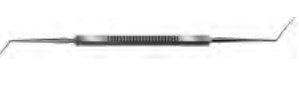 Bausch & Lomb Ophthalmic Spatula Double Ended Castroviejo, Curved 0.5 X 10 mm, 0.5 X 15 mm - E0489